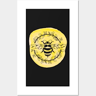 Cute Bumble Bee Posters and Art